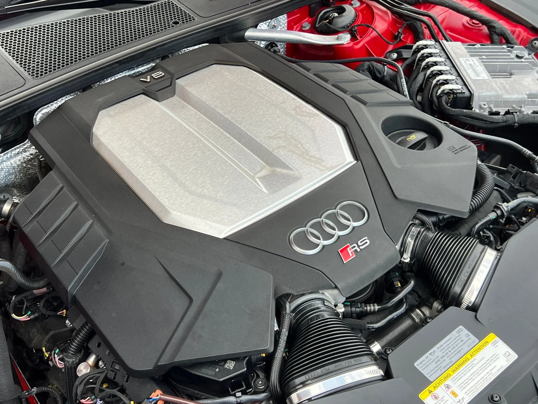 Used 2021 Red Audi 4.0T image 44