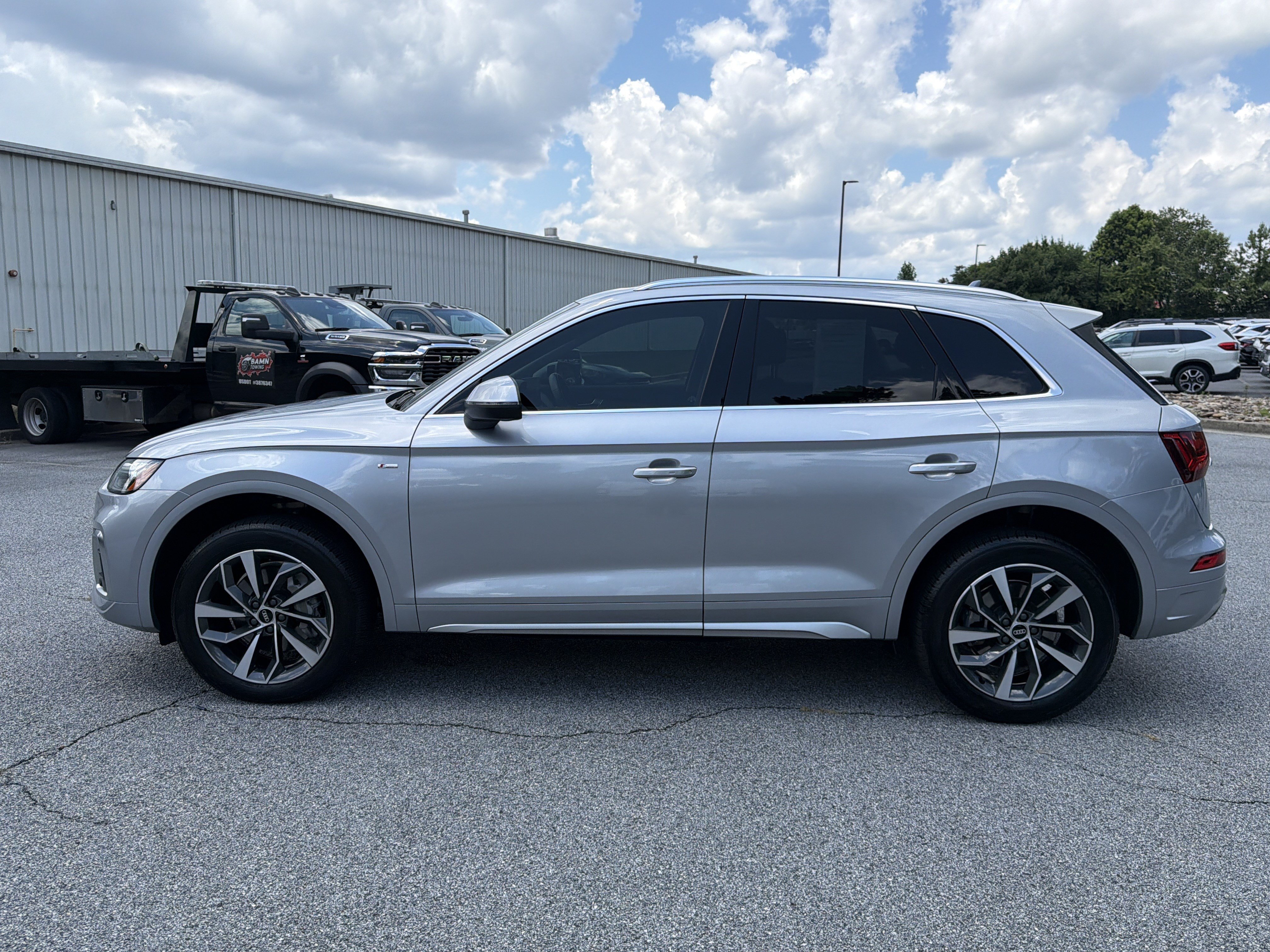 Used 2022 Florett Silver Metallic Audi S line Premium Plus image 4