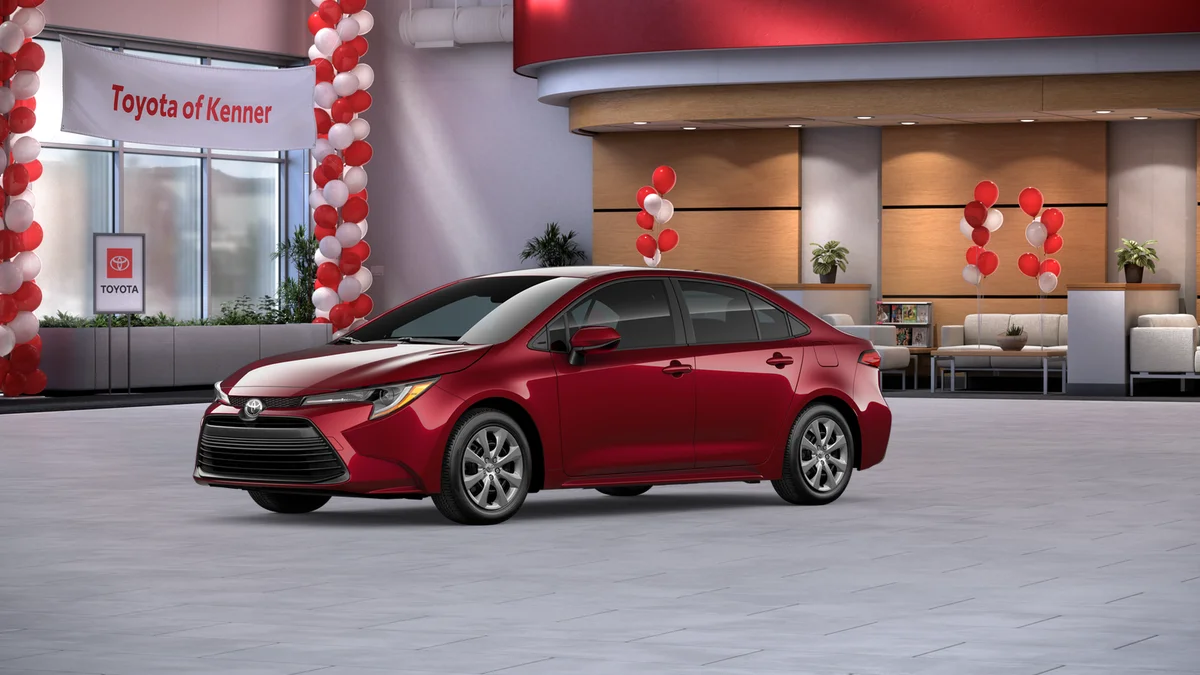 New 2026 Ruby Flare Pearl Toyota LE image 2