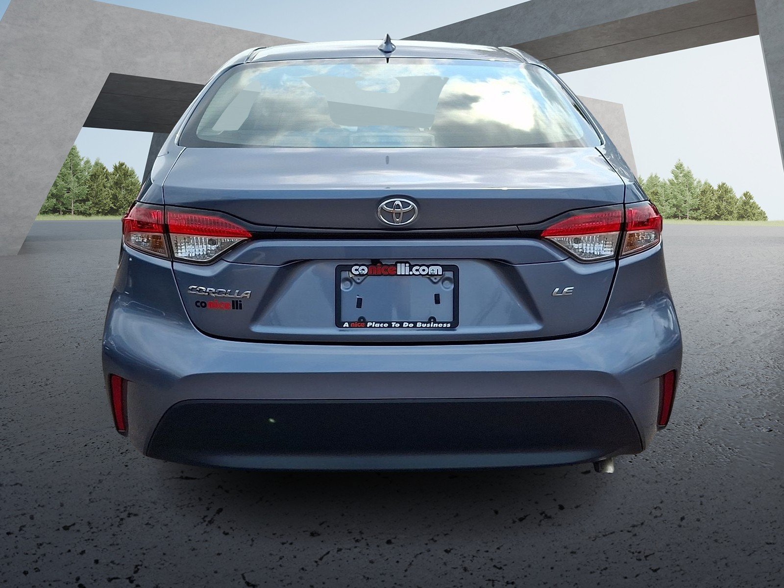 Used 2024 Blue Toyota LE image 4