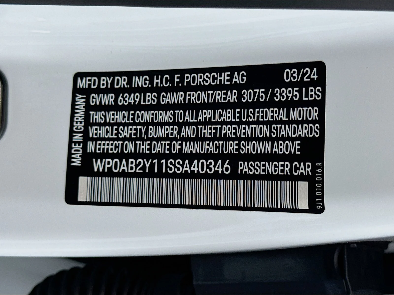 New 2025 White Porsche 4S image 29