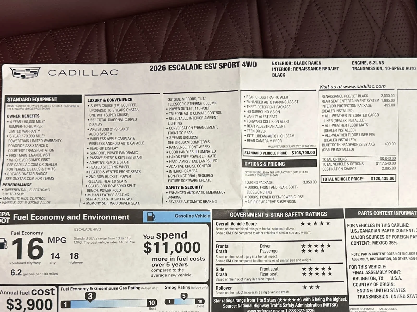 Used 2026 Black Raven Cadillac 4WD Sport image 48