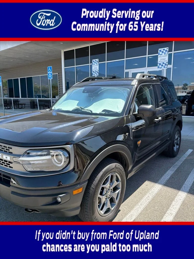 Certified Used 2021 Shadow Black Ford Badlands image 1