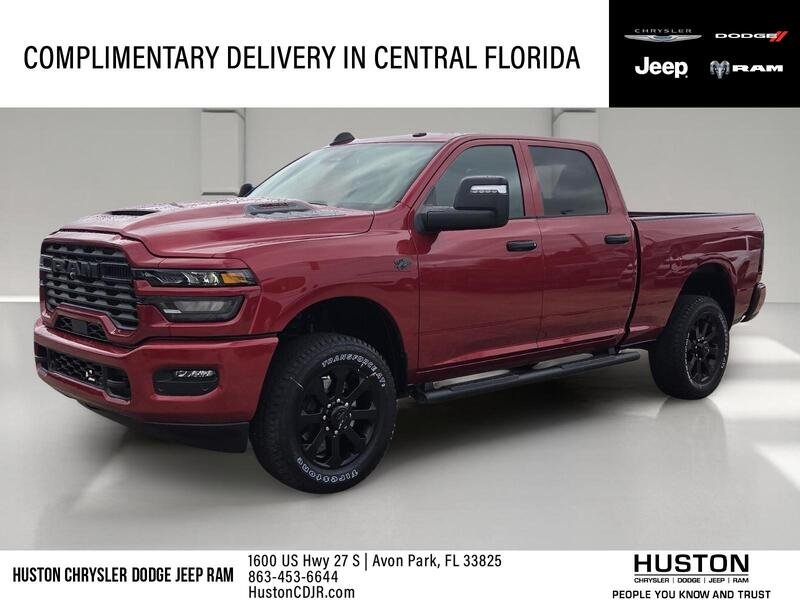 New 2027 Molten Red Pearl-Coat Paint RAM BLACK EXPRESS 4X4 CREW CAB 6