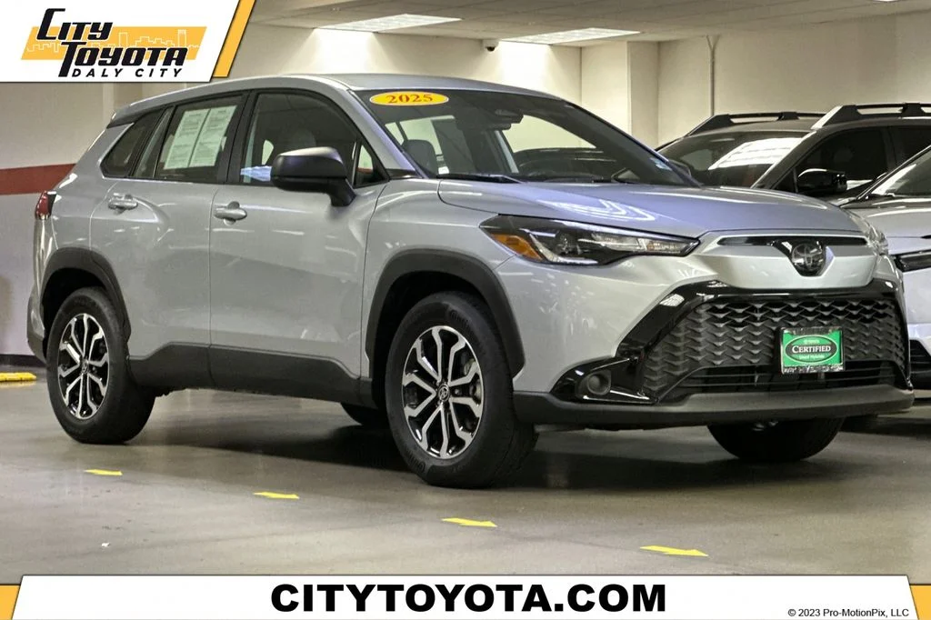 Certified Used 2025 Silver Toyota Hybrid S image 1