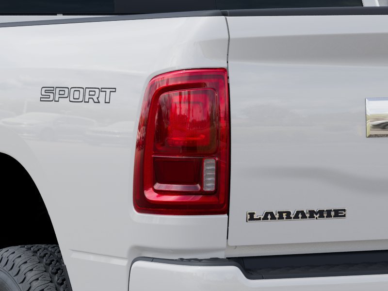 New 2026 Bright White Clear-Coat Exterior Paint RAM Laramie image 5