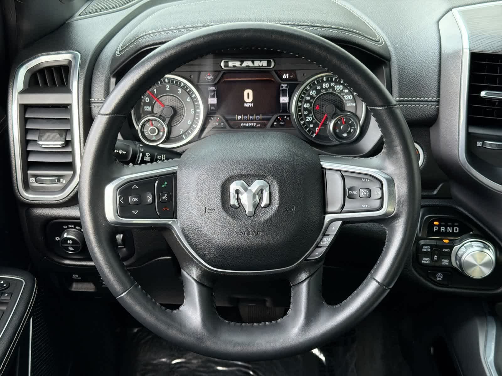 Used 2023 Diamond Black Crystal Pearlcoat Ram Laramie image 23