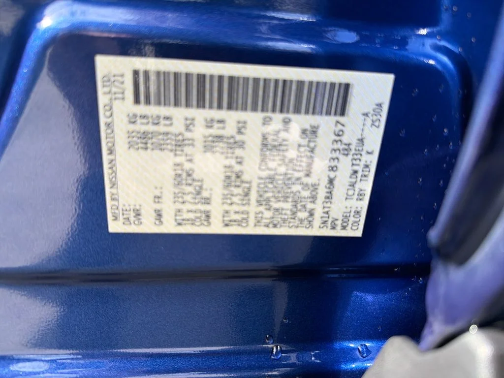 Certified Used 2021 Blue Nissan SV image 35