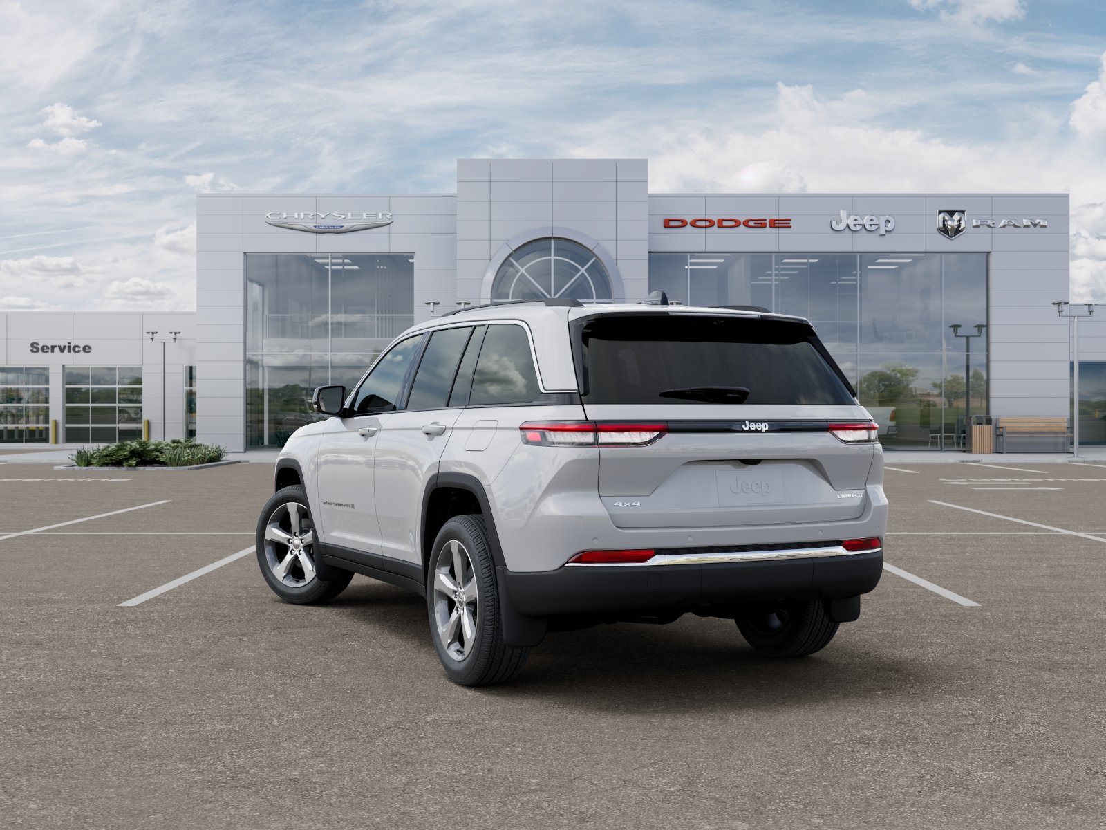 New 2026 Bright White Clear-Coat Exterior Paint Jeep Limited image 12