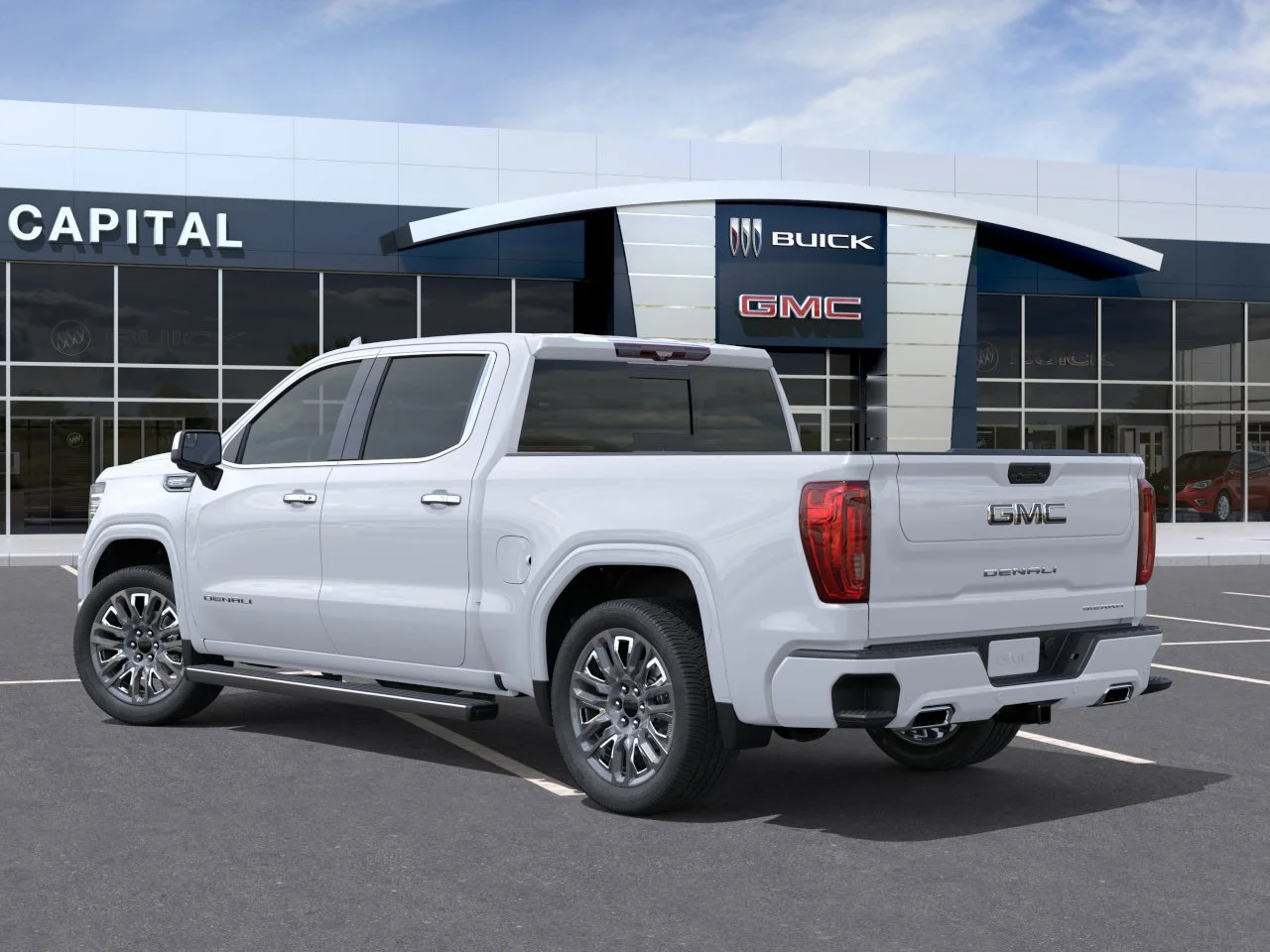 New 2026 GLACIER WHITE TRICOAT GMC Denali Ultimate image 4