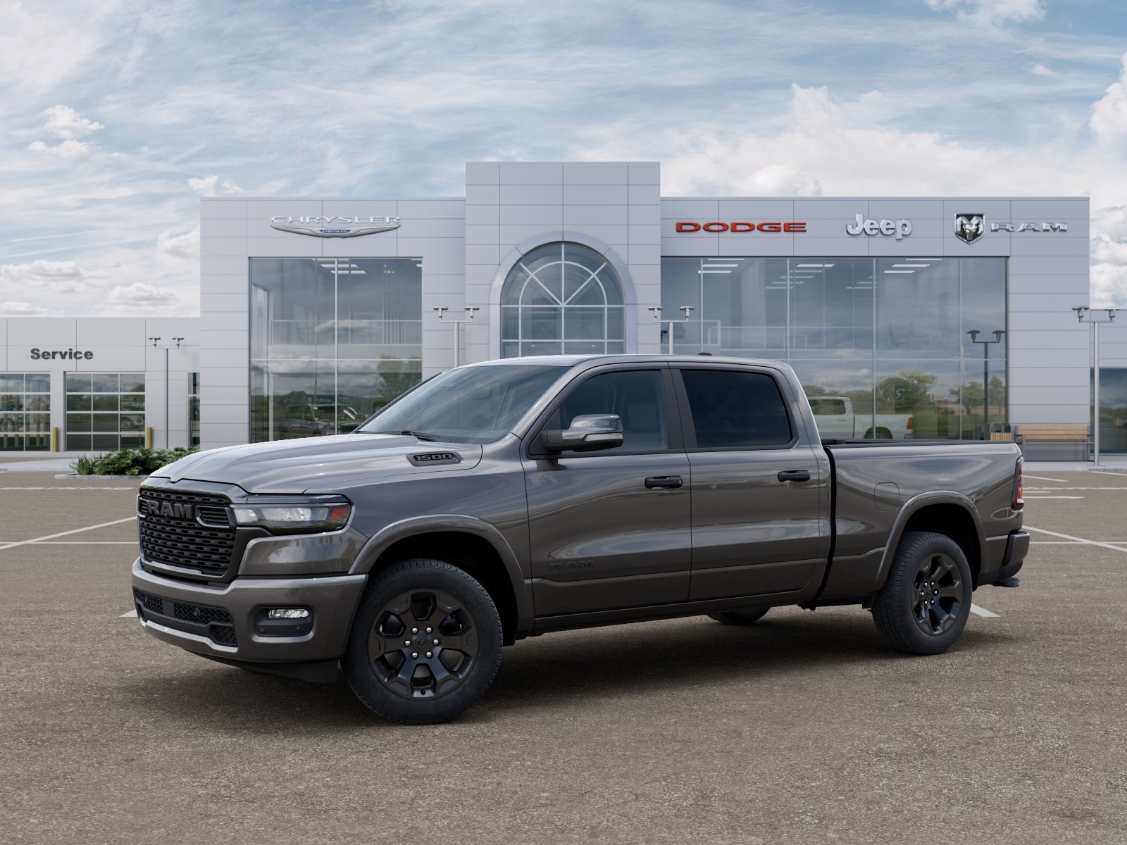 New 2026 Granite Crystal Metallic Clear-Coat Exterior Paint RAM Big Horn/Lone Star image 11