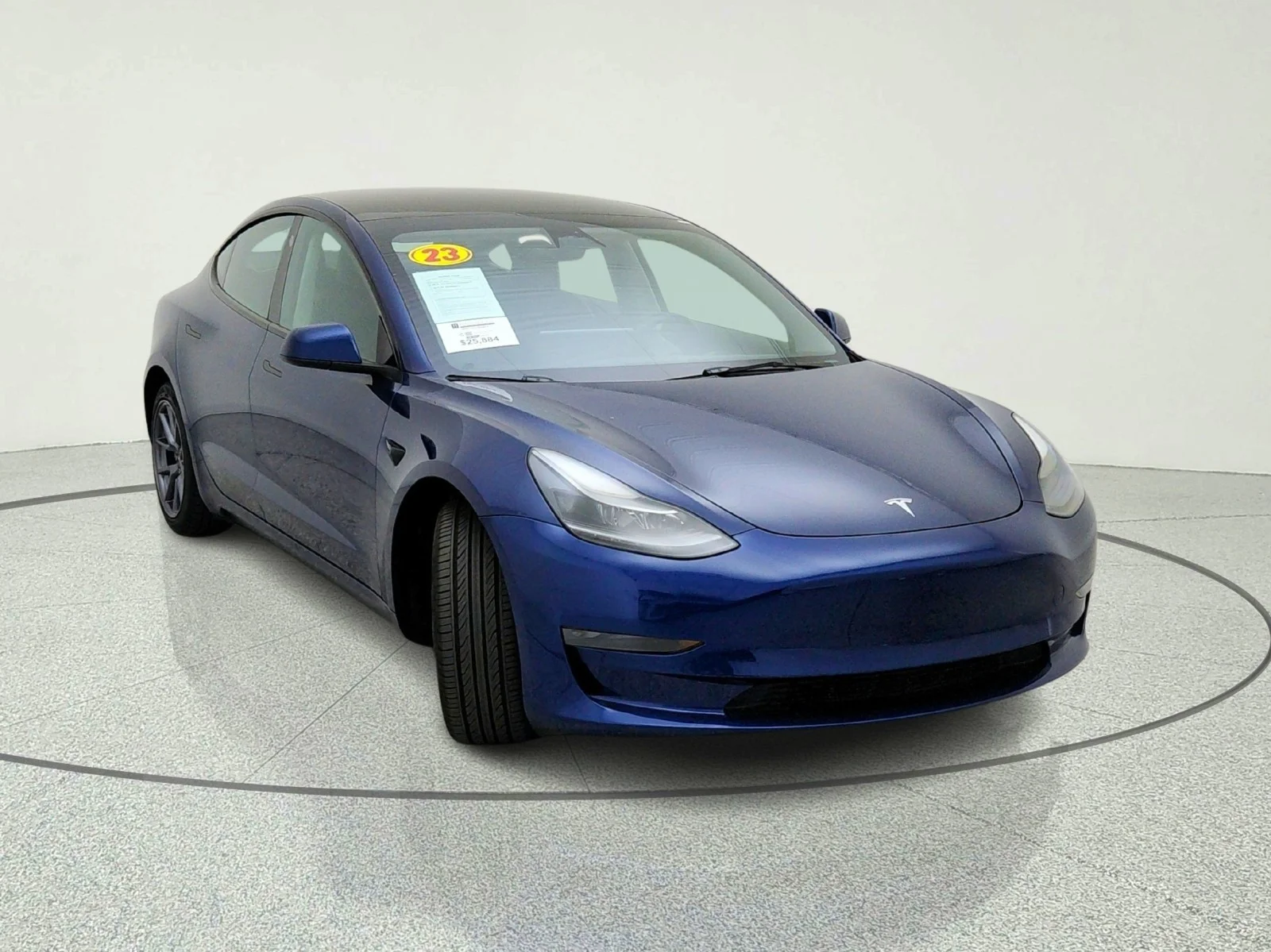 Used 2023 Deep Blue Metallic Tesla SEDAN image 7
