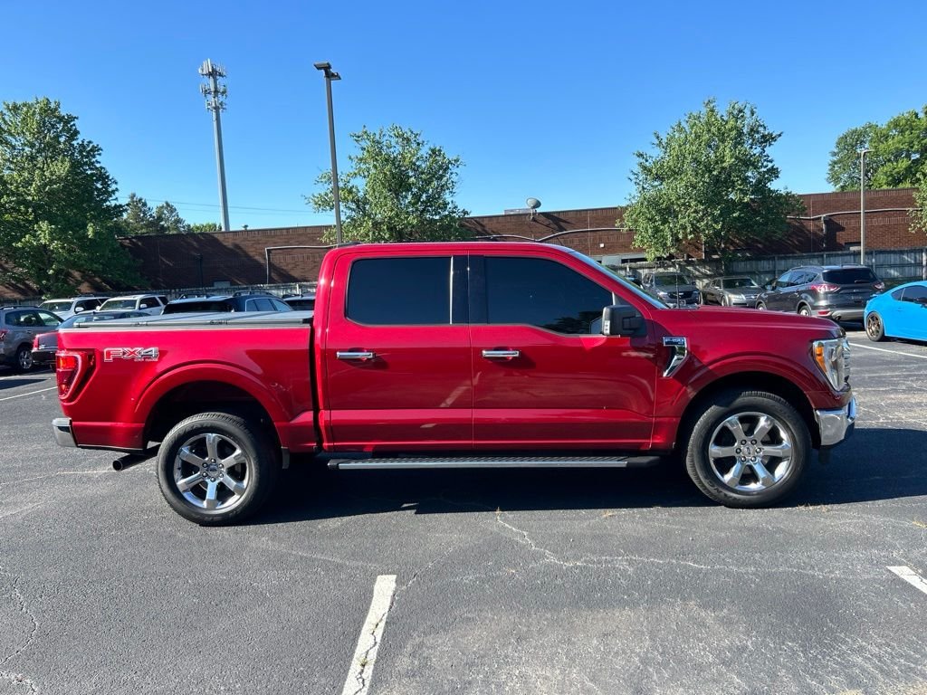 Used 2021 Red Ford XLT image 2