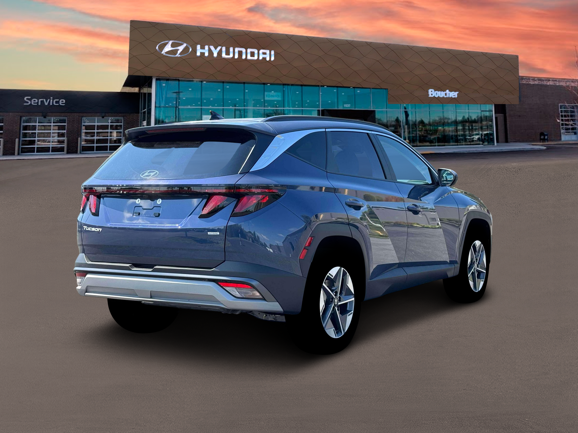 New 2026 Atlantis Blue Hyundai SEL AWD image 7