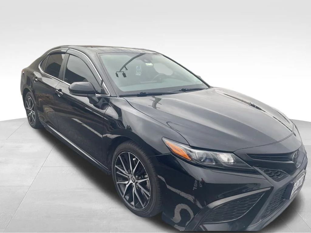 Used 2021 Black Toyota SE image 10