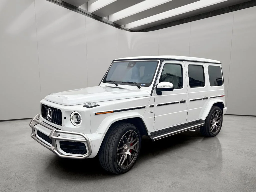 Used 2022 MANUFAKTUR Moonlight White Metallic Mercedes-Benz G63 AMG® image 1