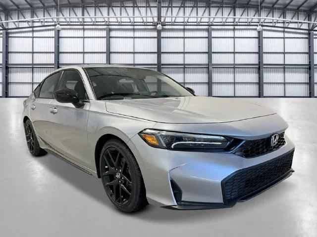 New 2026 Solar Silver Metallic Honda FWD Sport image 9