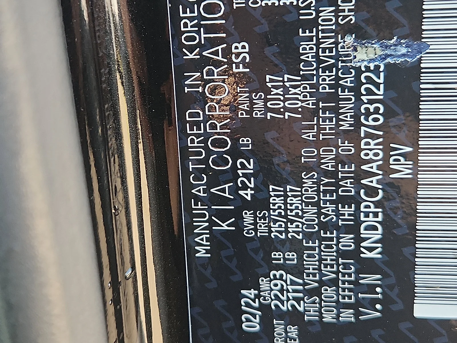Used 2024 Black Kia LX image 26