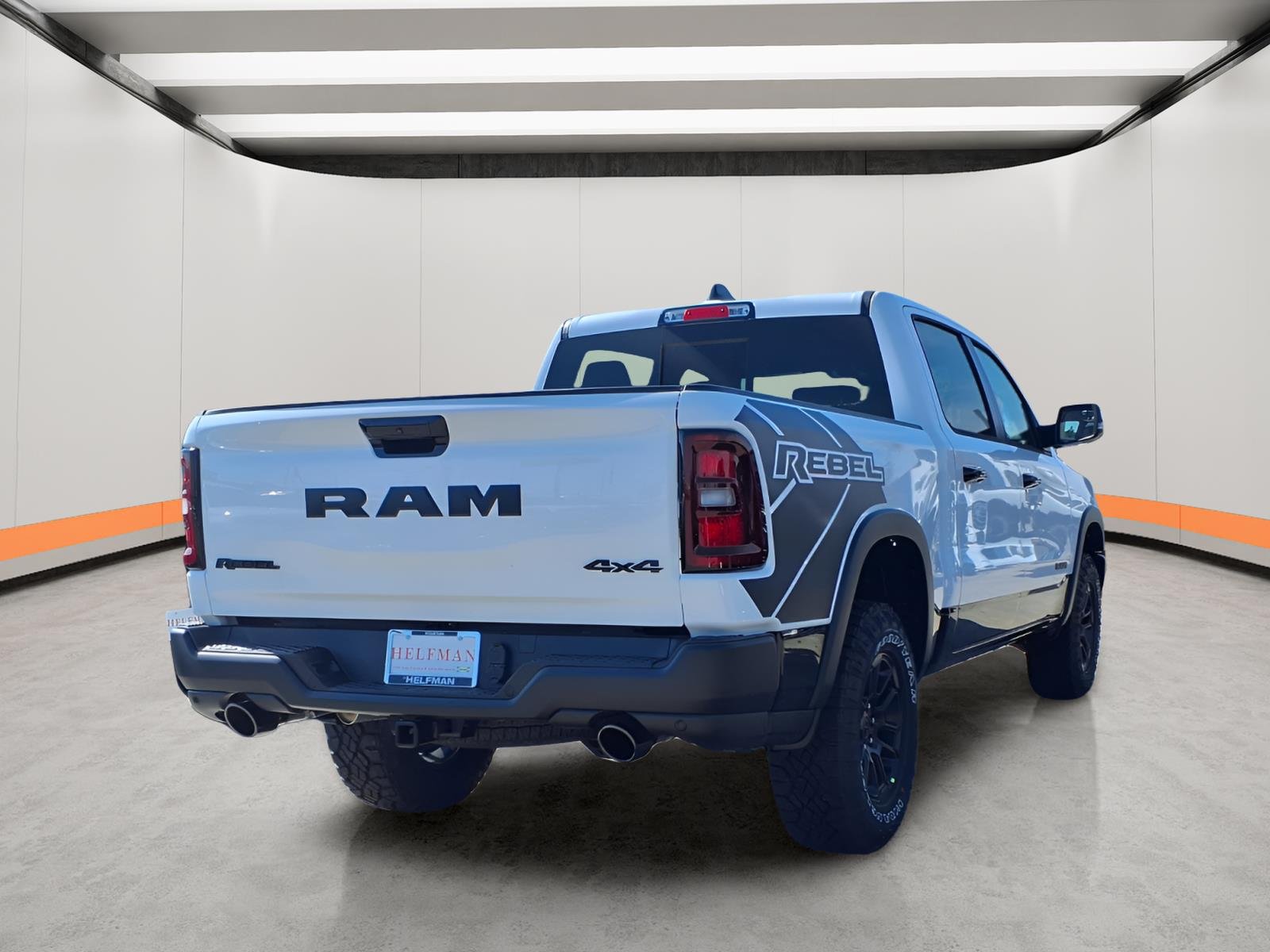 New 2026 Bright White Clear-Coat Exterior Paint RAM Rebel image 6