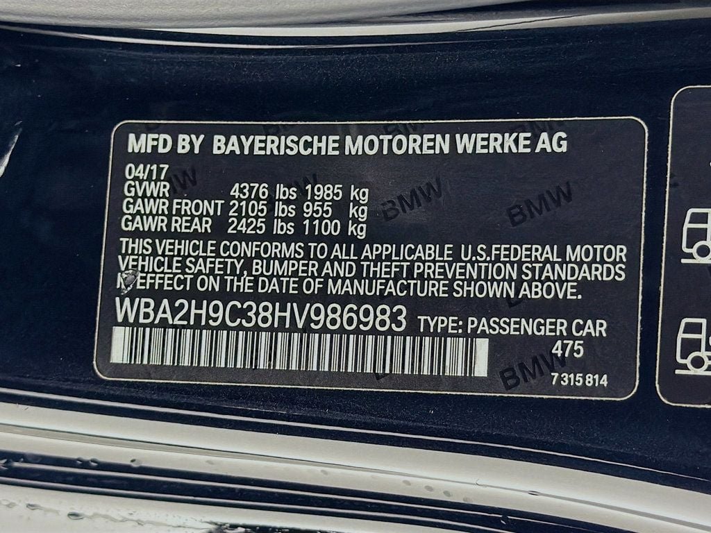 Used 2017 Black Sapphire Metallic BMW 230i xDrive image 36