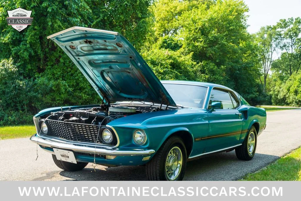 Used 1969 Blue Ford Mach 1 image 50