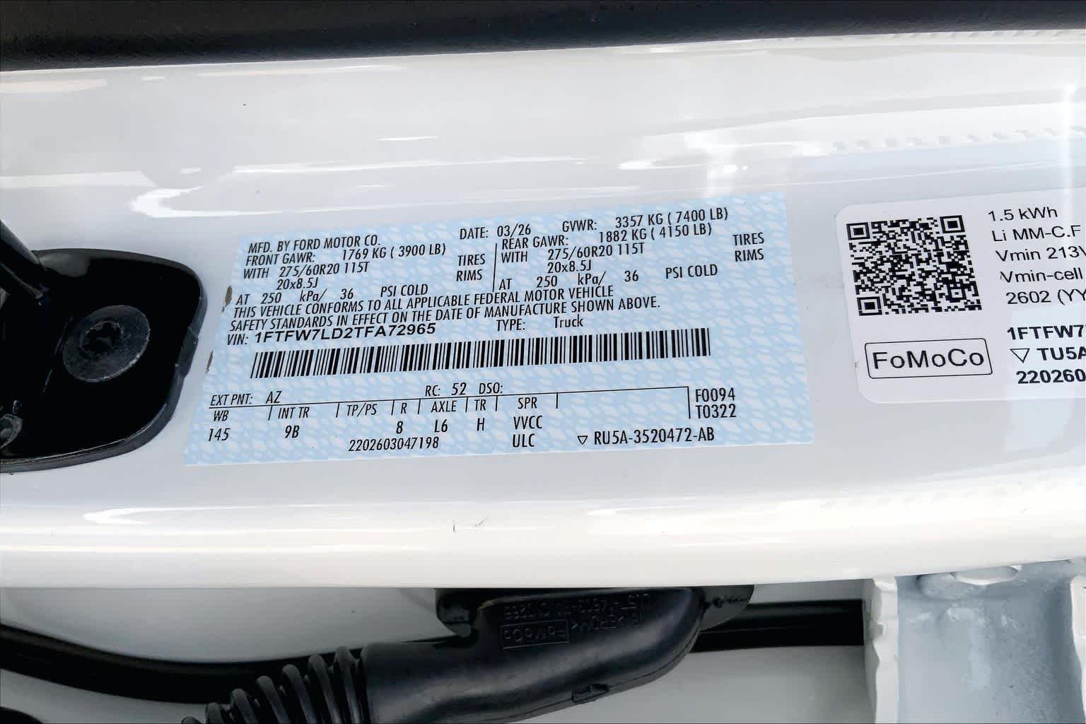 New 2026 Star White Metallic Tri-Coat Ford Platinum® image 19