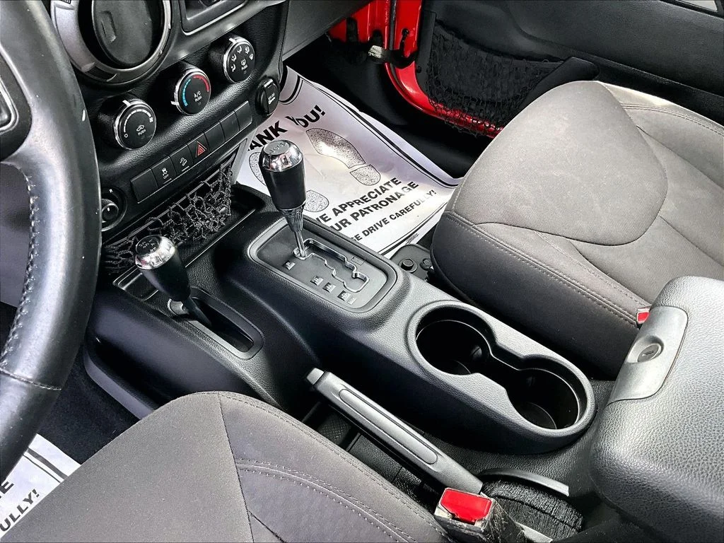 Used 2015 Red Jeep Unlimited Sport image 13