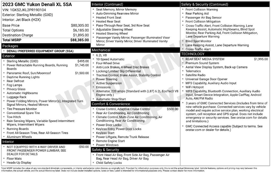 Used 2023 Silver GMC Denali image 44