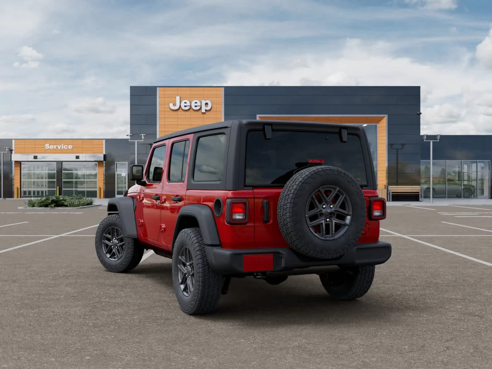 New 2026 Firecracker Red Clearcoat Jeep Sport S image 3