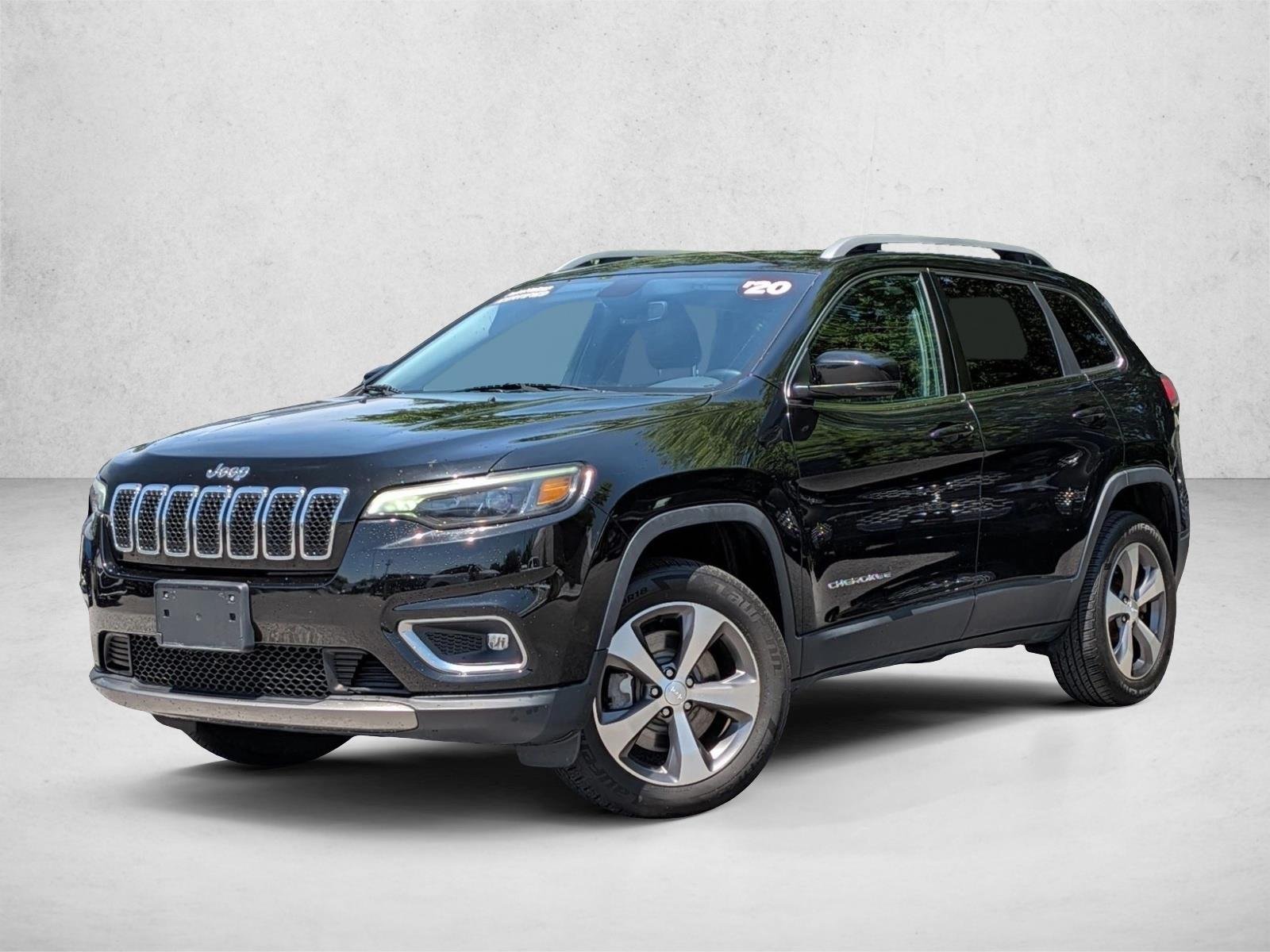 Used 2020 Diamond Black Crystal Pearlcoat Jeep Limited image 1