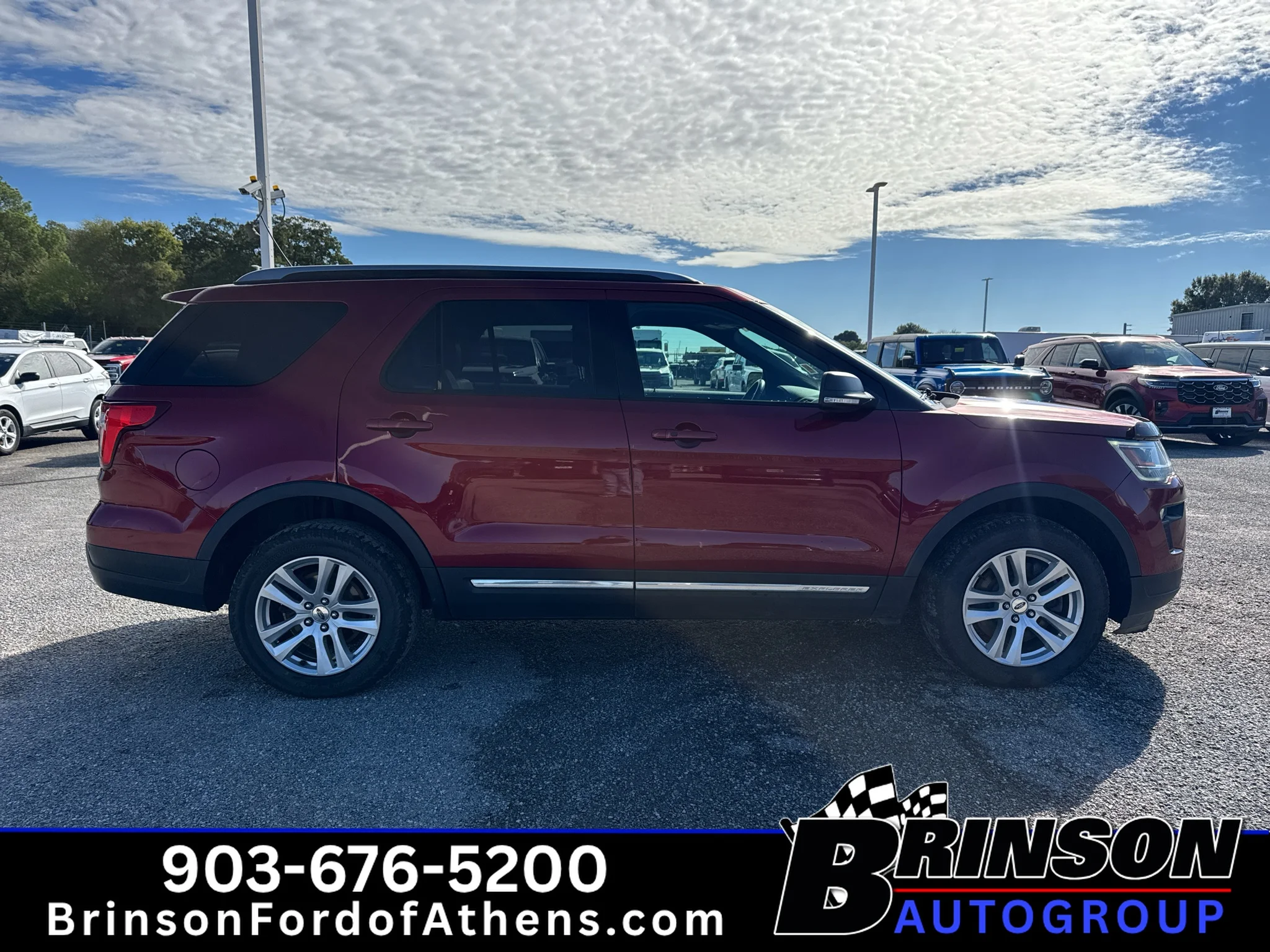 Certified Used 2019 Ruby Red Metallic Tinted Clearcoat Ford XLT image 4