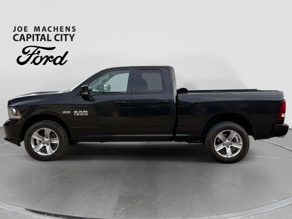 Used 2015 Brilliant Black Crystal Pearlcoat Ram Sport image 8