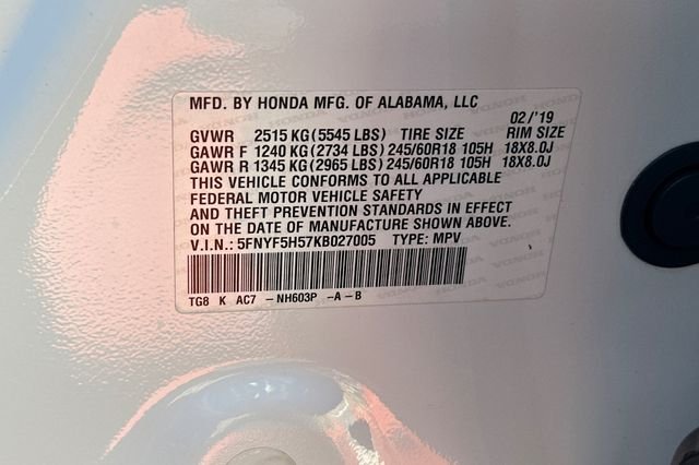 Used 2019  Honda EX-L image 30