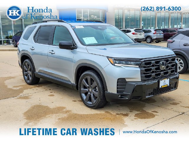 Certified Used 2026 Solar Silver Metallic Honda AWD Sport image 3