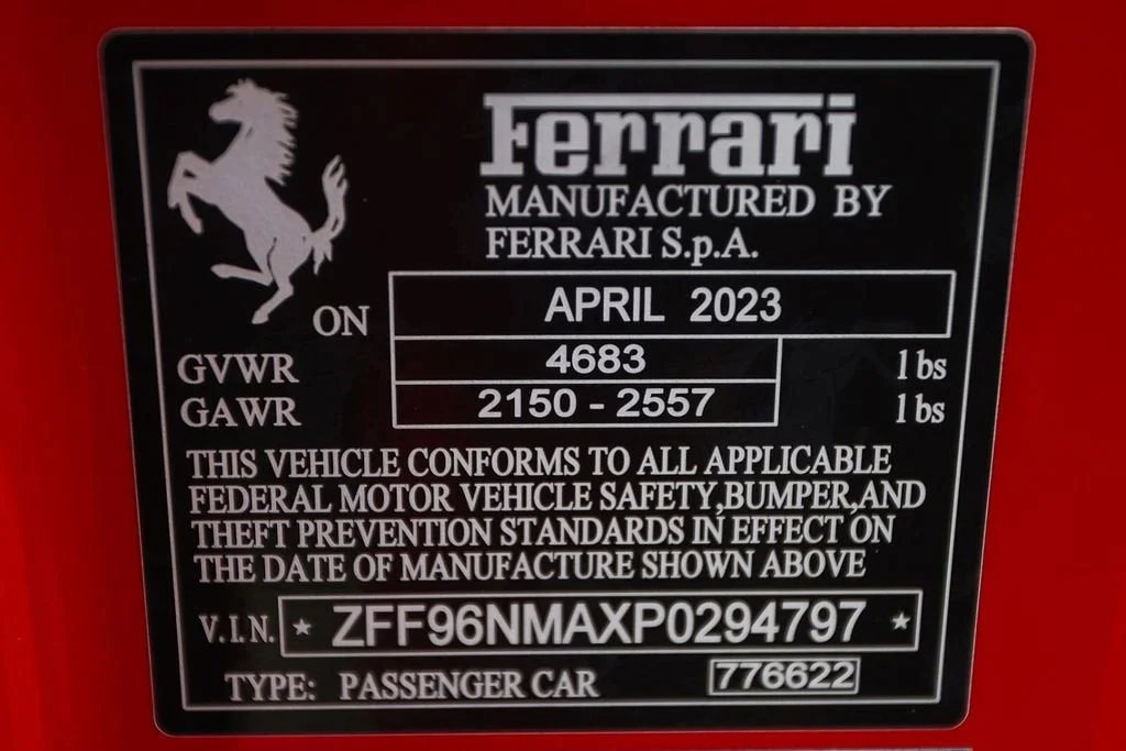 Certified Used 2023 Rosso Corsa Ferrari Base image 56