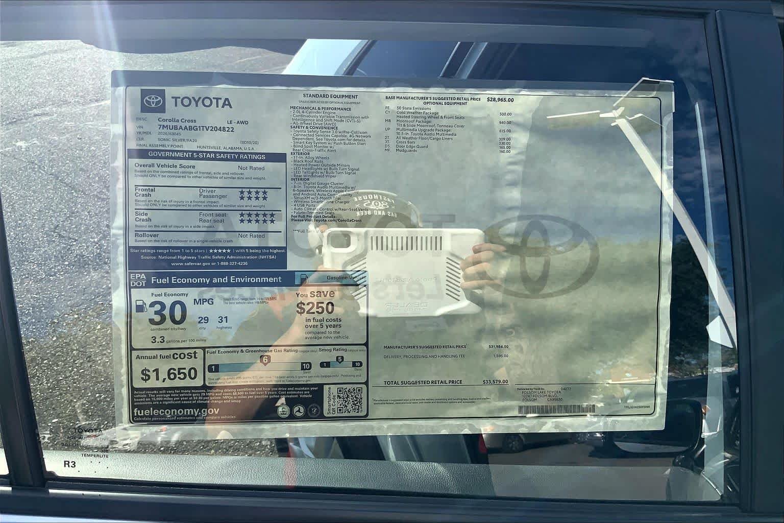 New 2026 Sonic Silver Toyota LE image 20