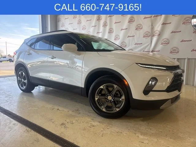 Used 2025 Chevrolet Blazer 2LT with VIN 3GNKBHR45SS255513 for sale in Kansas City