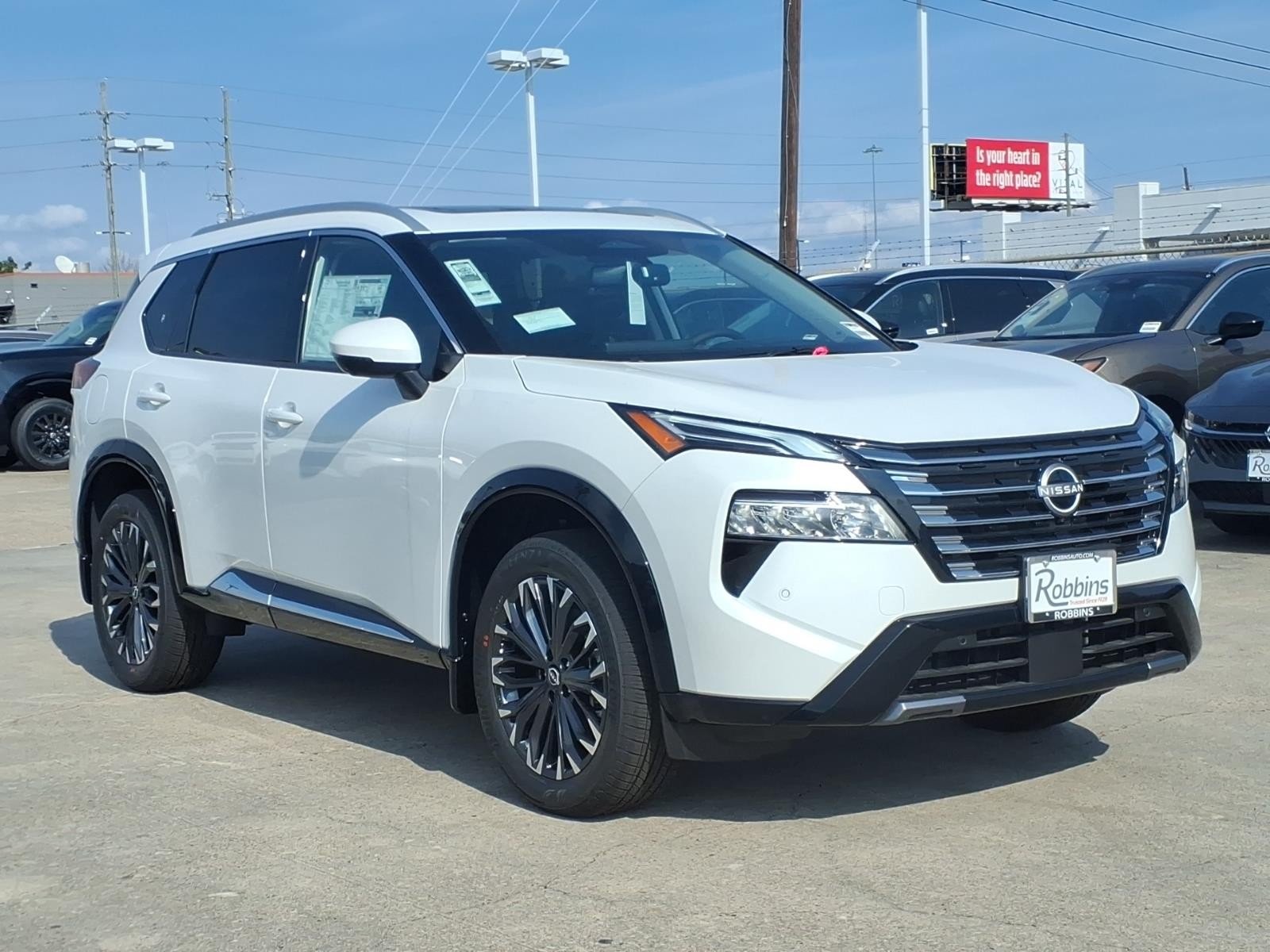 2026 Nissan Rogue Platinum White at Robbins Nissan