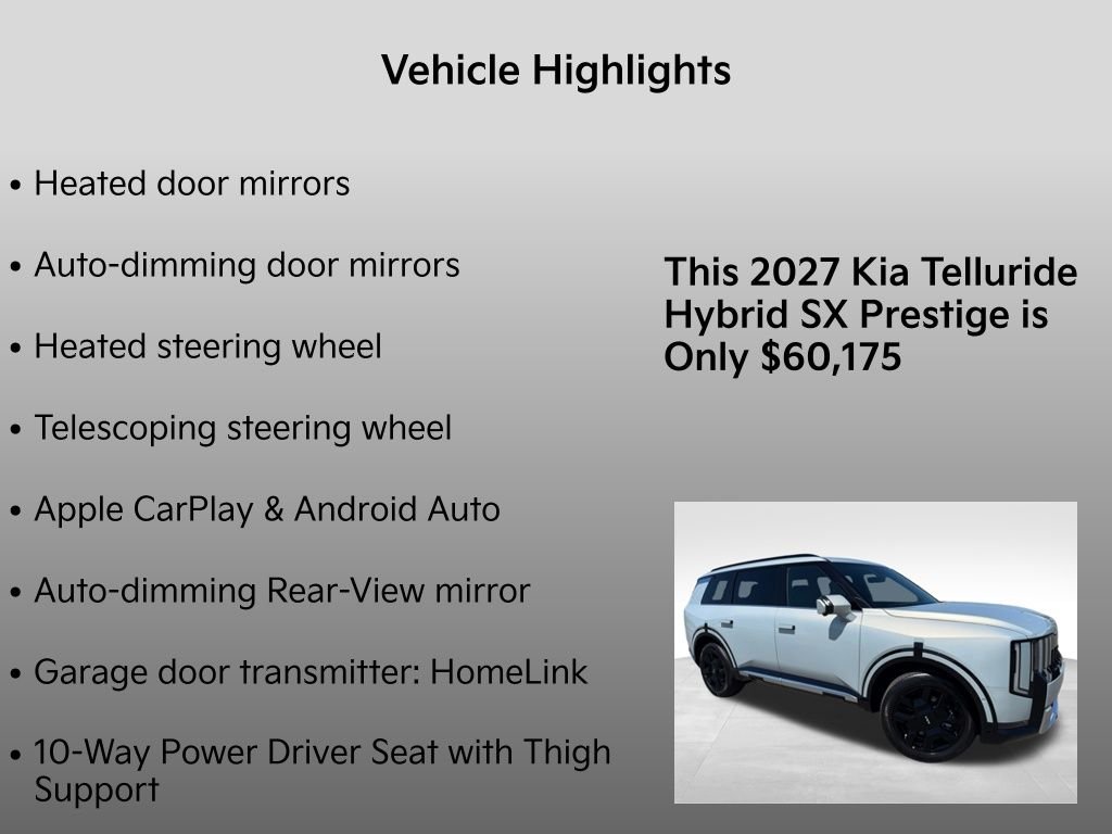 New 2027 Ivory Silver Kia SX-PRESTIGE image 36