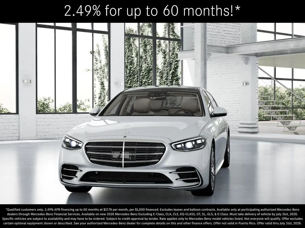 New 2026 MANUFAKTUR Moonlight White Metallic Mercedes-Benz S 500 image 42