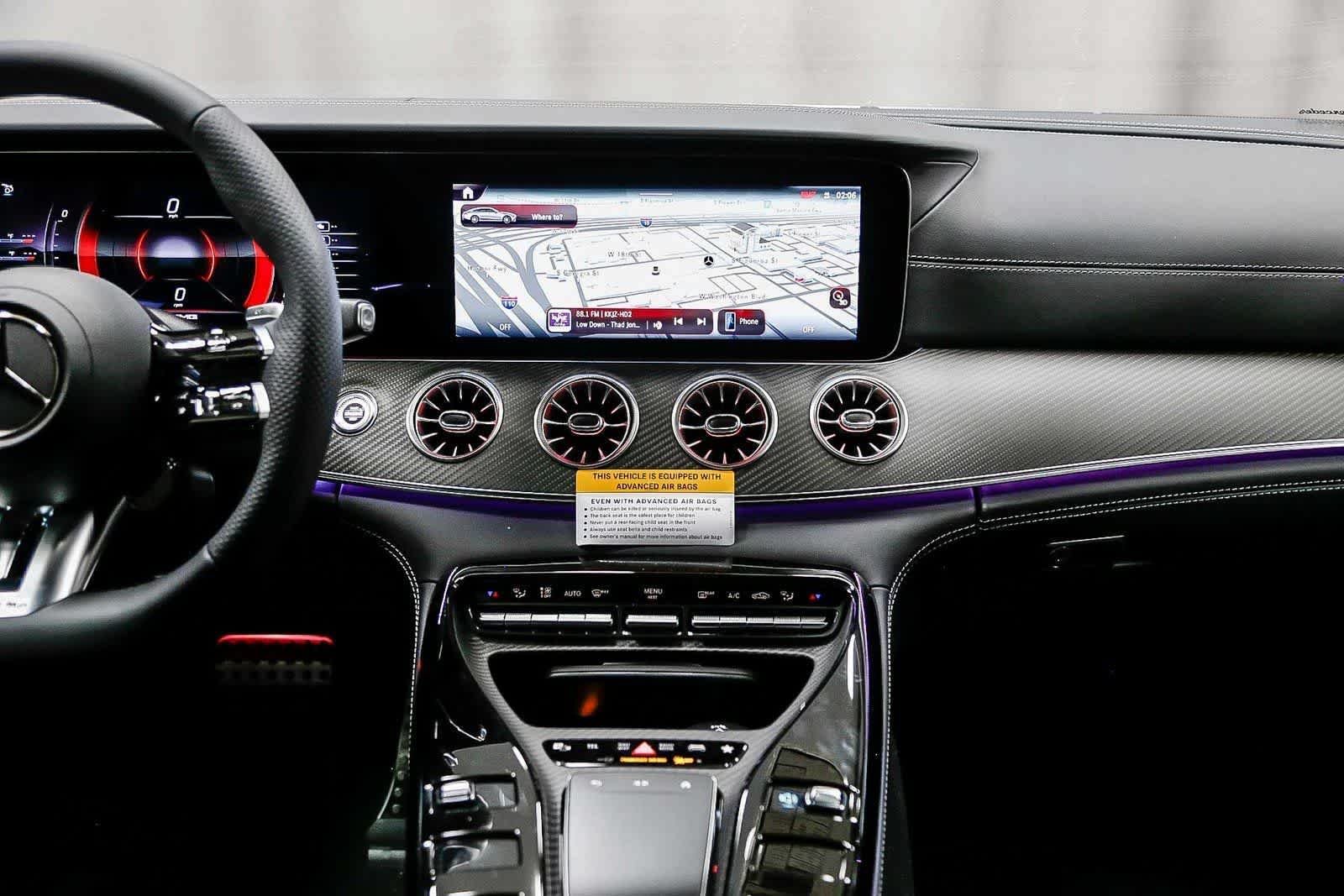 New 2026 MANUFAKTUR Moonlight White Metallic Mercedes-Benz AMG® GT 53 4-Door Coupe image 39