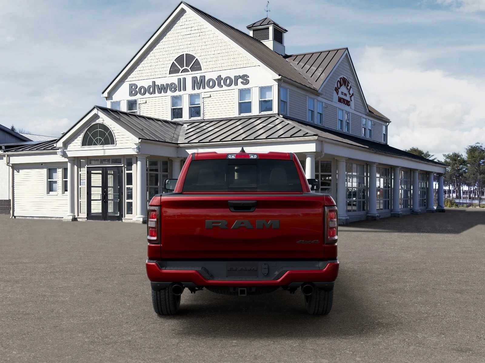 New 2026 Molten Red Pearlcoat RAM Express Quad Cab 4x4 6