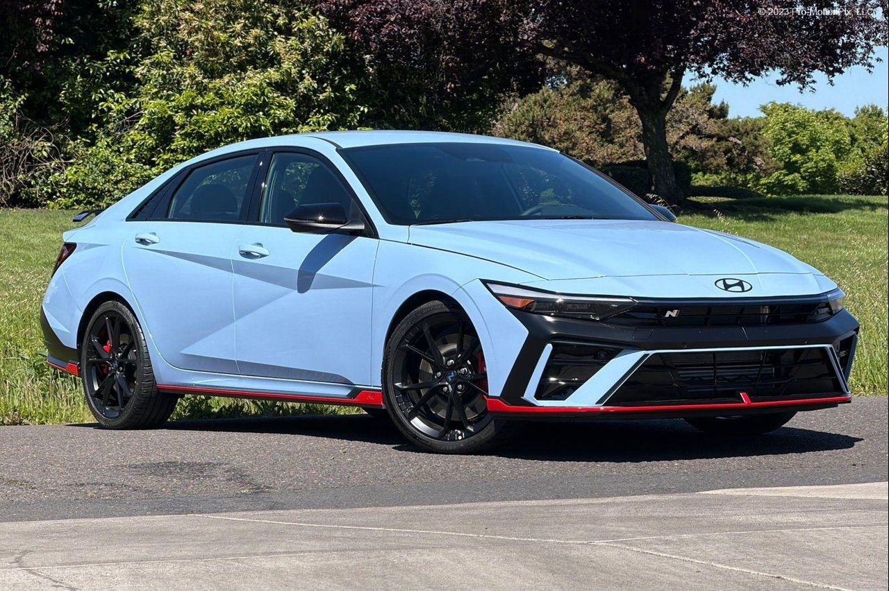 New 2026 Blue Hyundai Sedan image 1