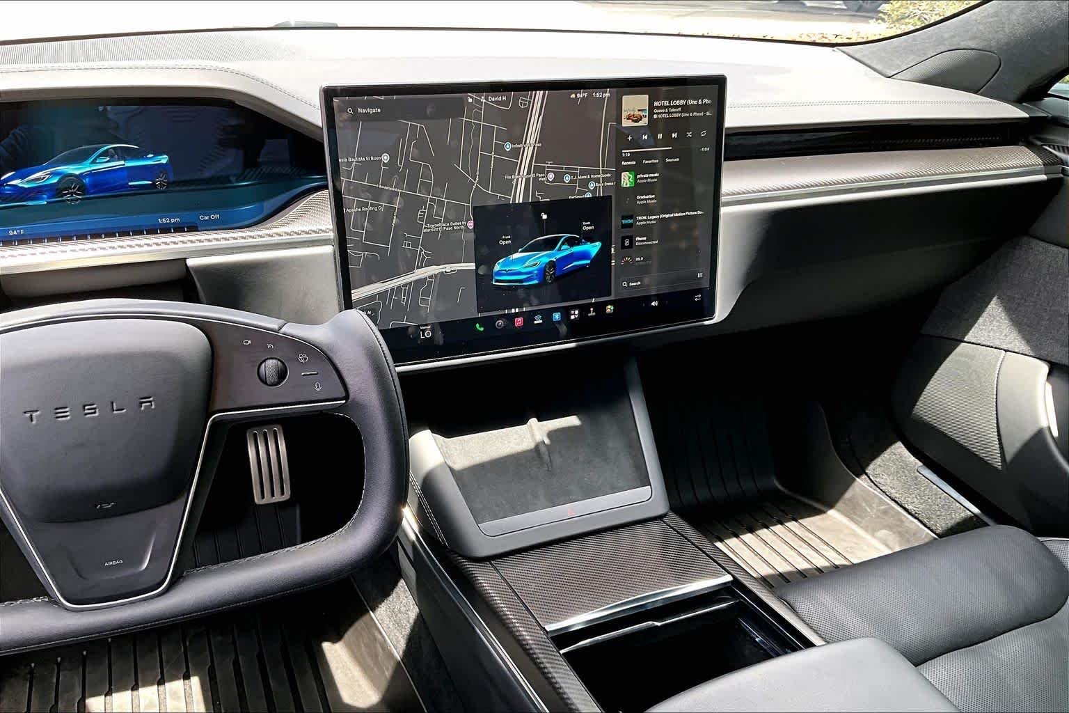 Used 2021 Midnight Silver Metallic Tesla Plaid image 16