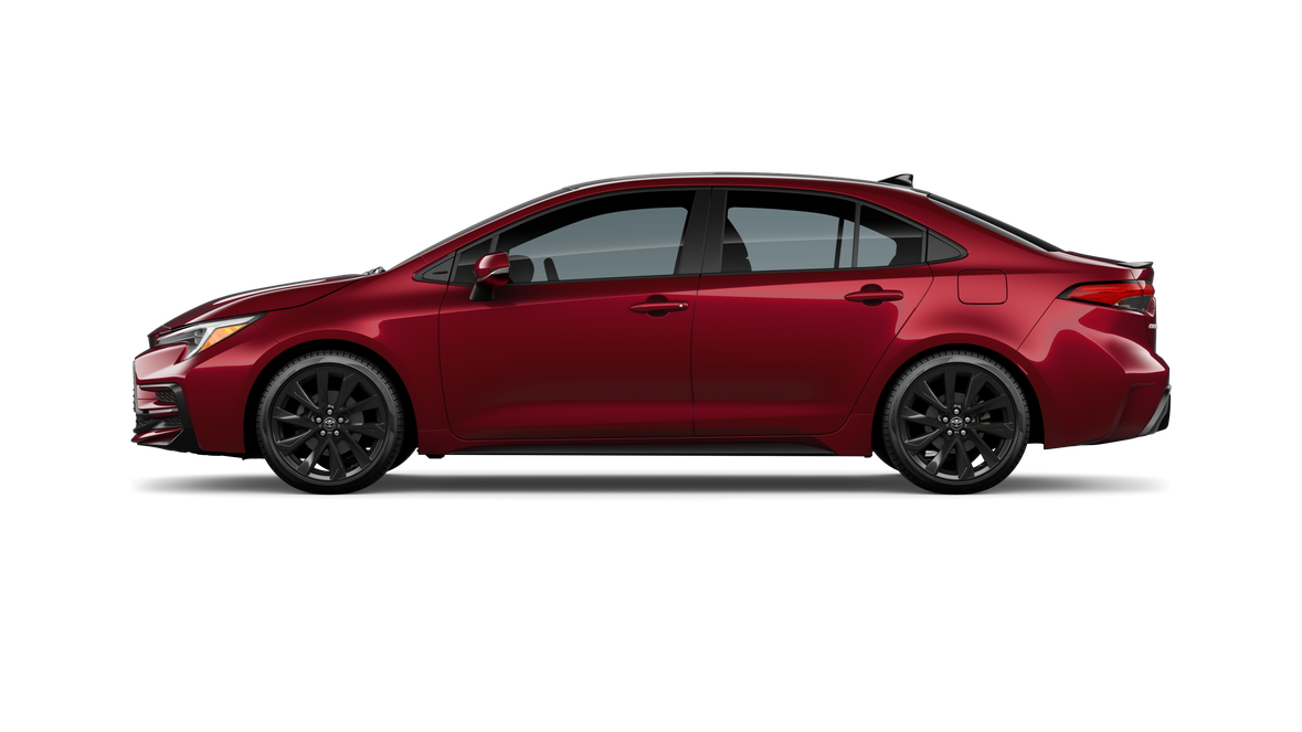 New 2027 Ruby Flare Pearl with Inked roof Toyota XSE image 3