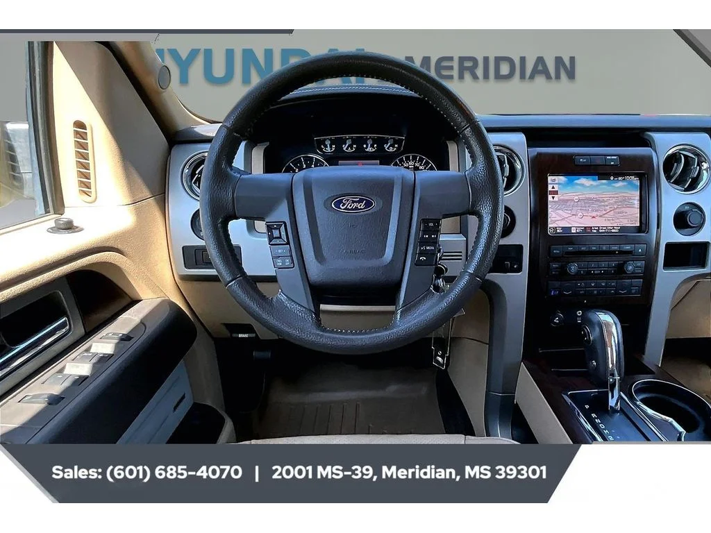 Used 2012 White Platinum Metallic Tri-Coat Ford Lariat image 5