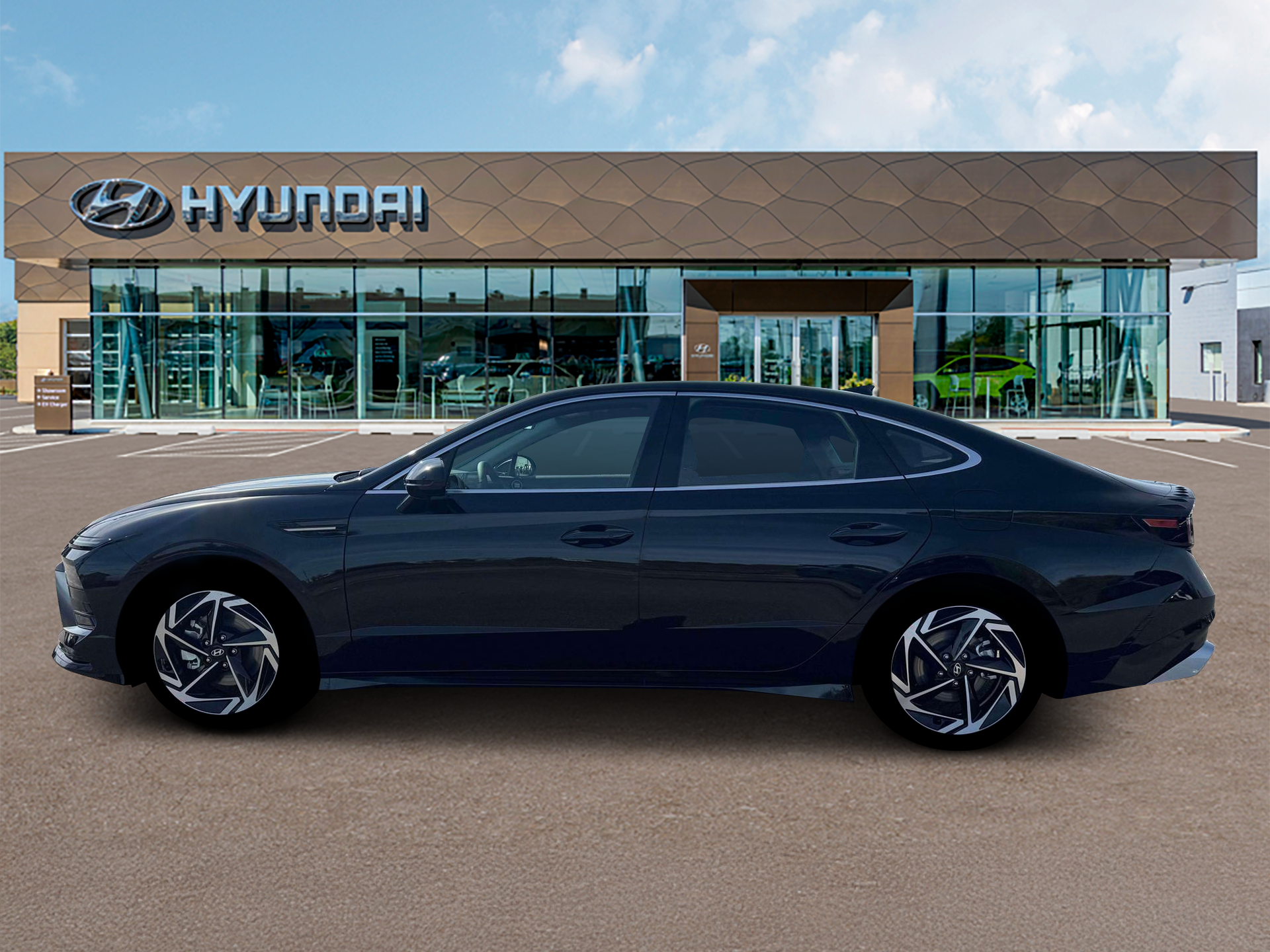 New 2026 Black Hyundai SEL Sport image 3