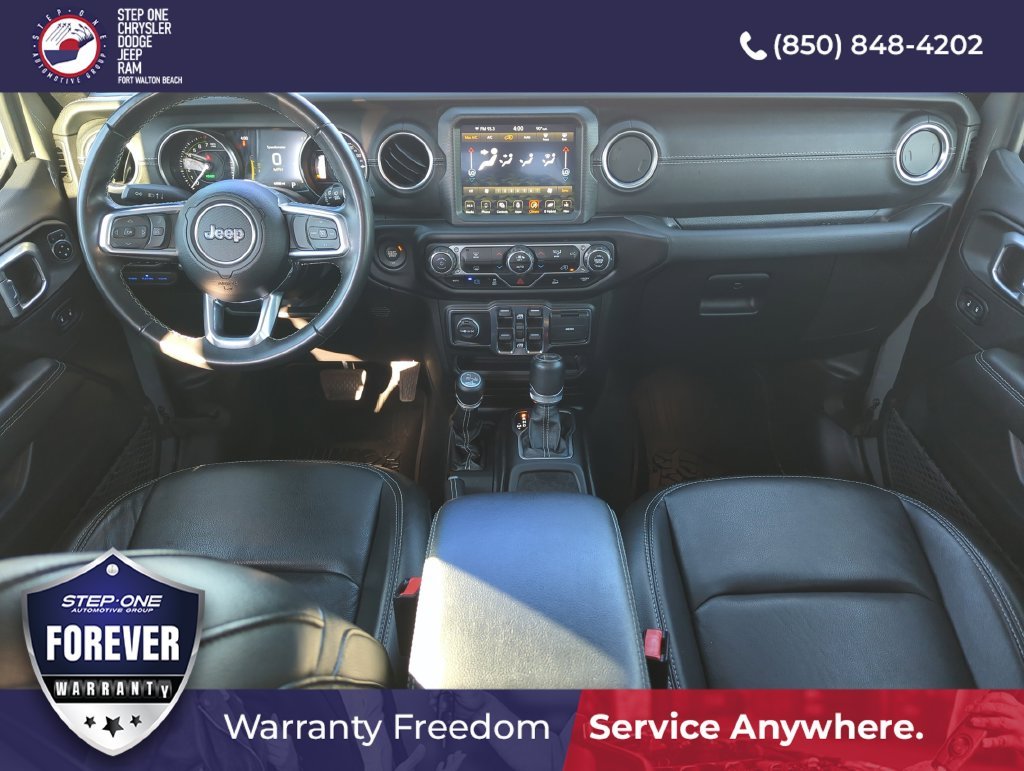 Used 2022 Gray Jeep Unlimited Sahara 4xe image 12