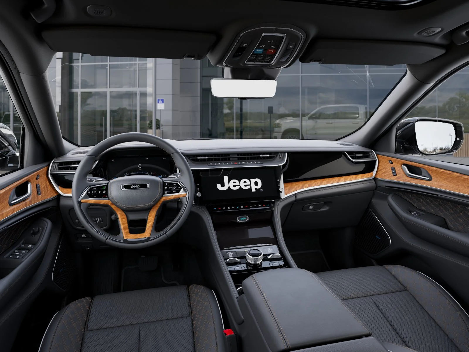 New 2026 Bright White Clear-Coat Exterior Paint Jeep Summit image 40