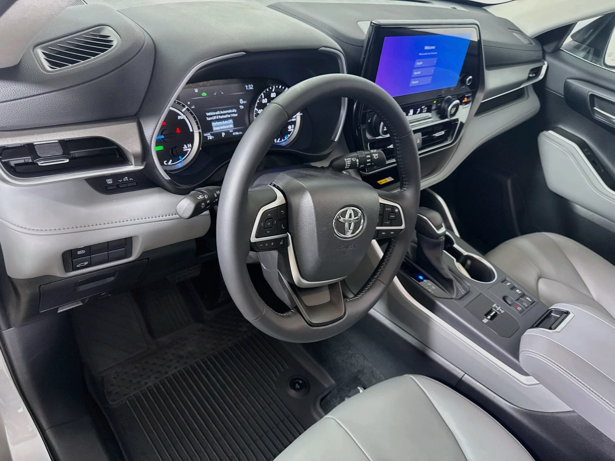 Used 2025 Celestial Silver Metallic Toyota Hybrid XLE image 9